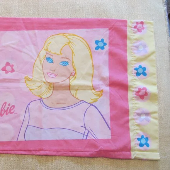 2000 Vintage Barbie Sweet Dreams Bedding TWIN size bedsheets - Picture 3 of 10